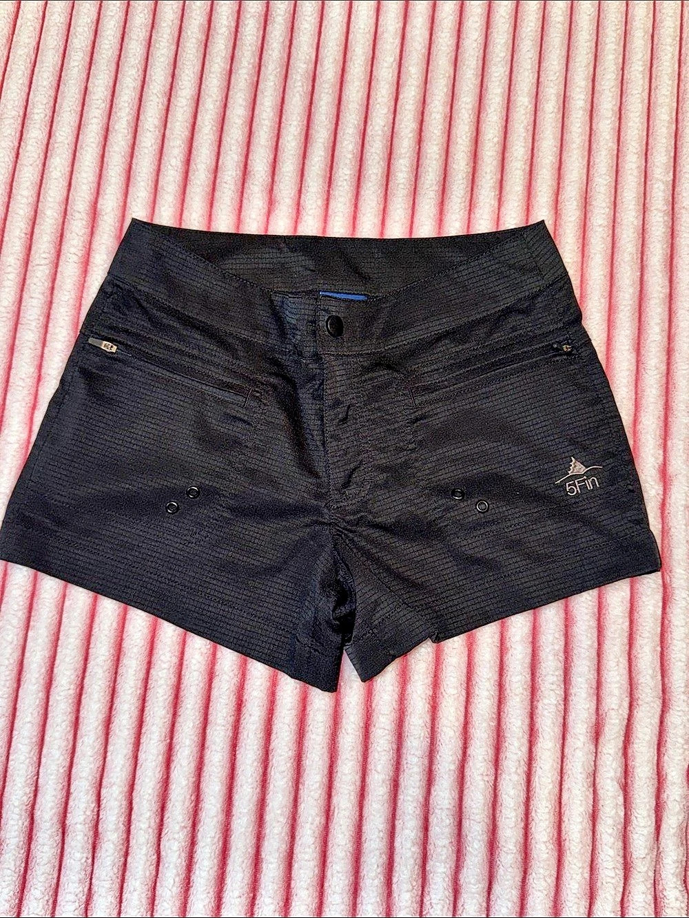 5Fin Short Shorts Cargo Shorts Black Size 4